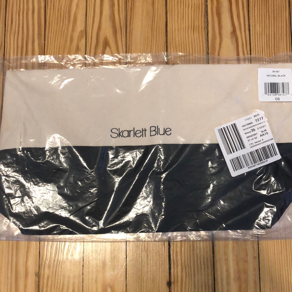 Never Been Used Skarlett Blue Tote Bag